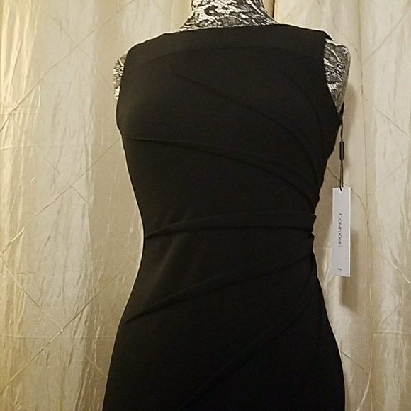 Calvin Klein little black dress, size 4 - Picture 2 of 6